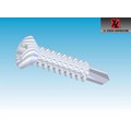 SQUARE DRIVE FLAT TRIM HD SDS H, T, ZINC & CLEAR CHROMATE, BSD,#2 PT_0